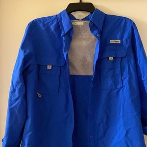 Columbia PFG Long Sleeve Button Down Bahama Shirt